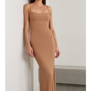 Skims tan lounge dress